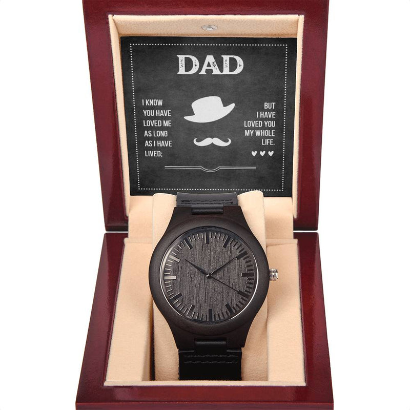 Dad's Love - Wooden Watch