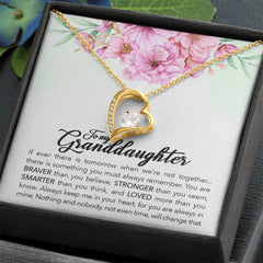 Brave Granddaughter - Forever Love Necklace
